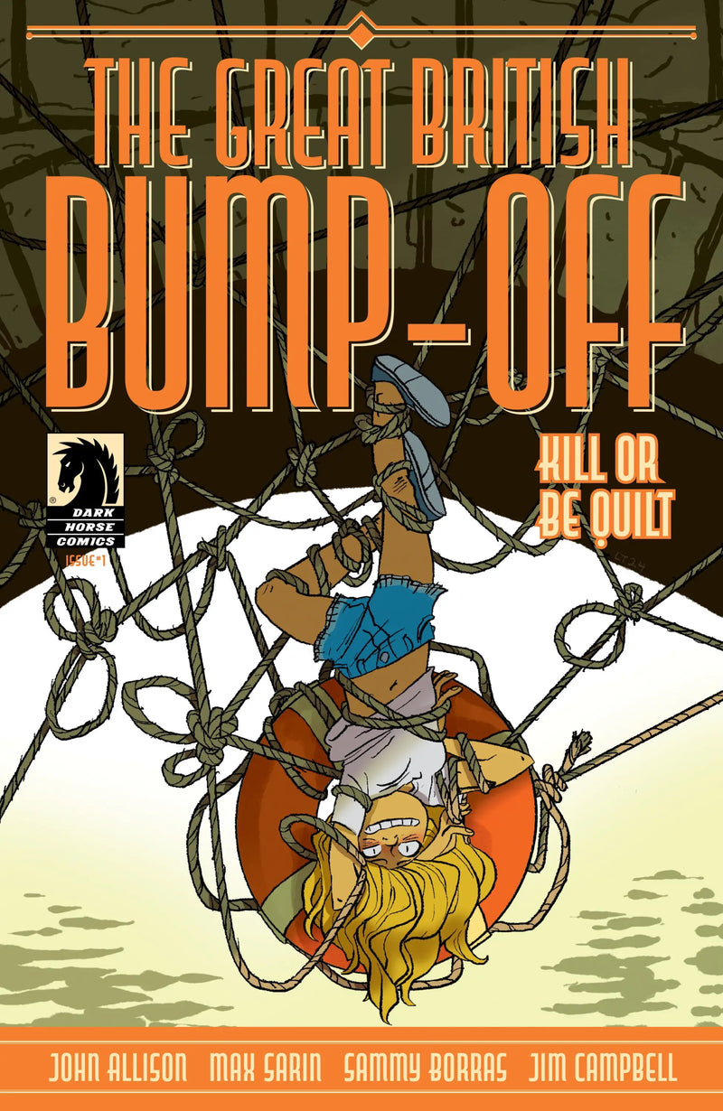 Comic book cover for The Great British Bump-Off Kill Or Be Quilt #1 by Lissa Treiman
