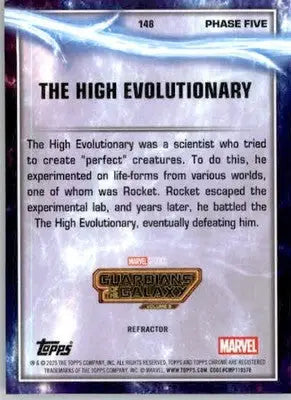 The High Evolutionary - 2025 Topps Chrome Marvel - #148 - Rainbow Refractor - Marvel Card Single