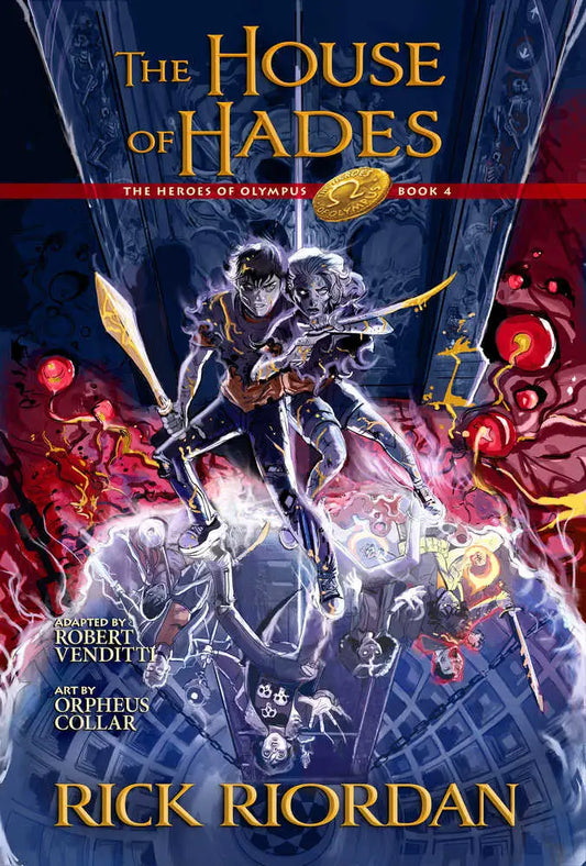 The House Of Hades The Graphic Novel book cover featuring Greek myth artwork