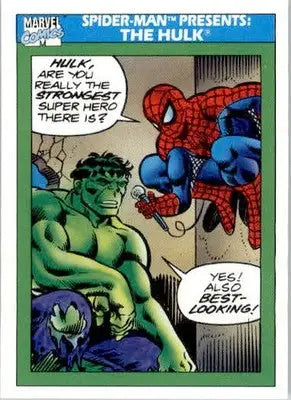 The Hulk - Marvel 1990 Universe - 152 - Base NM - Marvel Card Single