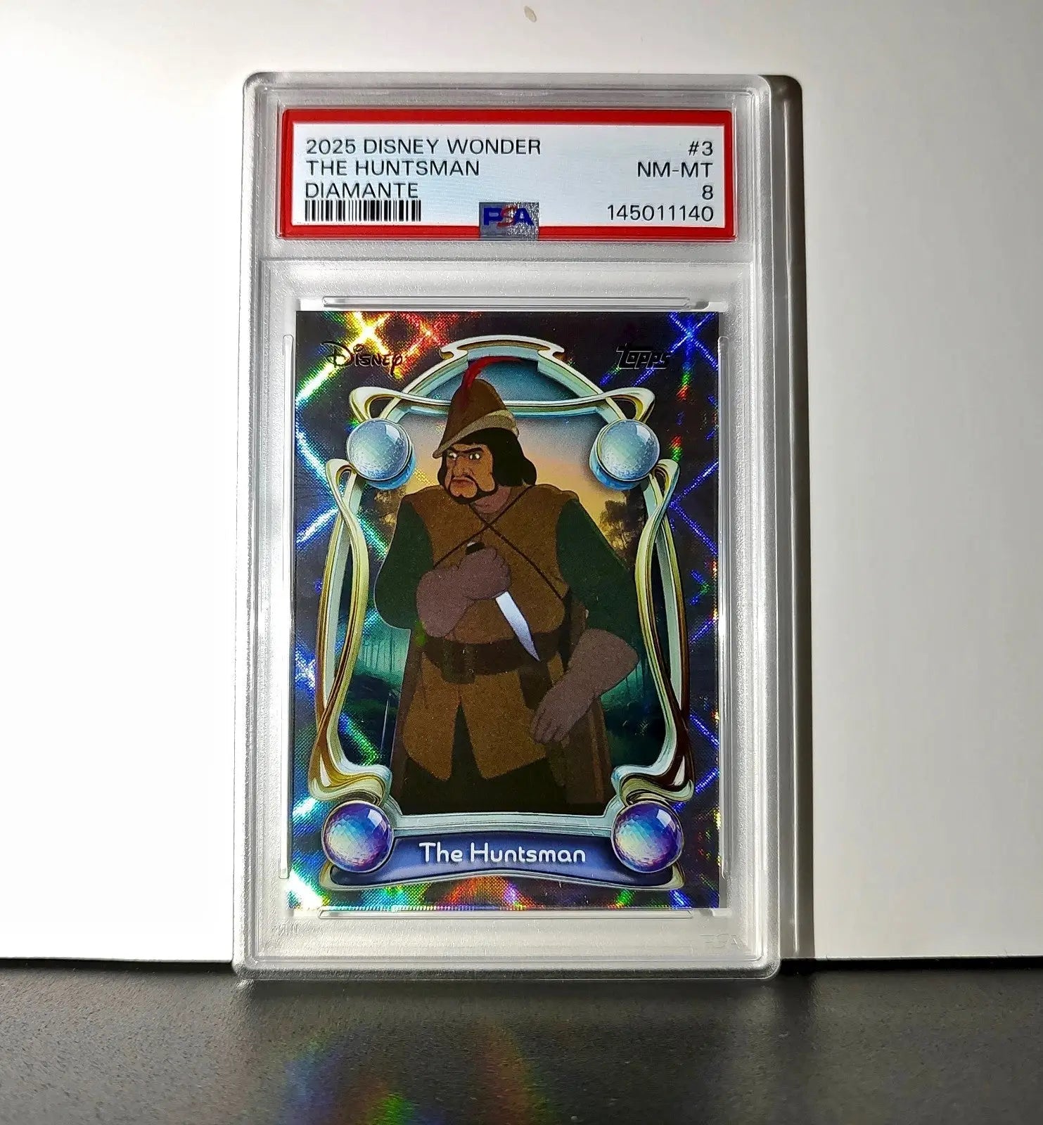 The Huntsman 2025 Topps Disney #3 Winter Snow White and the Seven Dwarfs PSA 8 - Non-Sports Card Single