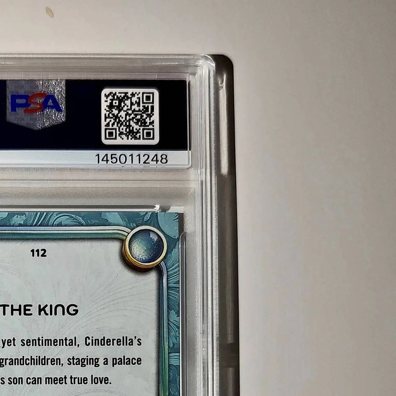 The King 2025 Topps Disney Wonder #112 Diamond Card Cinderella PSA 9 - Non-Sports Card Single
