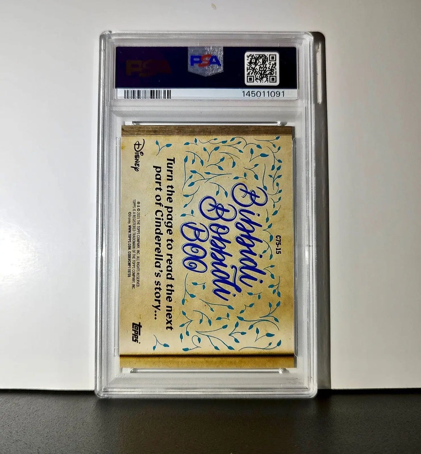 The King fumes! 2025 Topps Disney #C75-15 PSA 10 Gem Mint - Non-Sports Card Single
