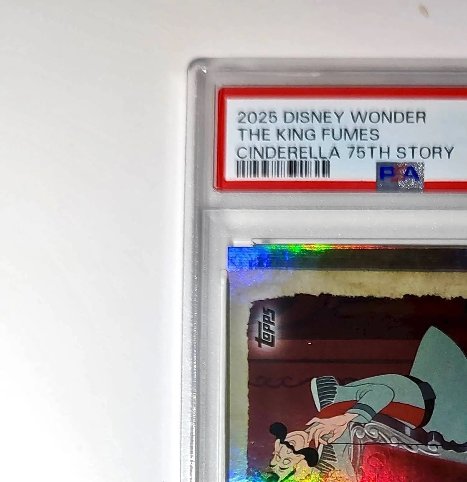 The King fumes! 2025 Topps Disney #C75-15 PSA 10 Gem Mint - Non-Sports Card Single