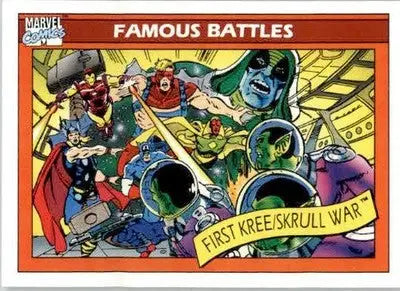 The Kree-Skrull War - 1990 Impel Marvel Universe - #123 - Non_sport - Non-Sports Card Single