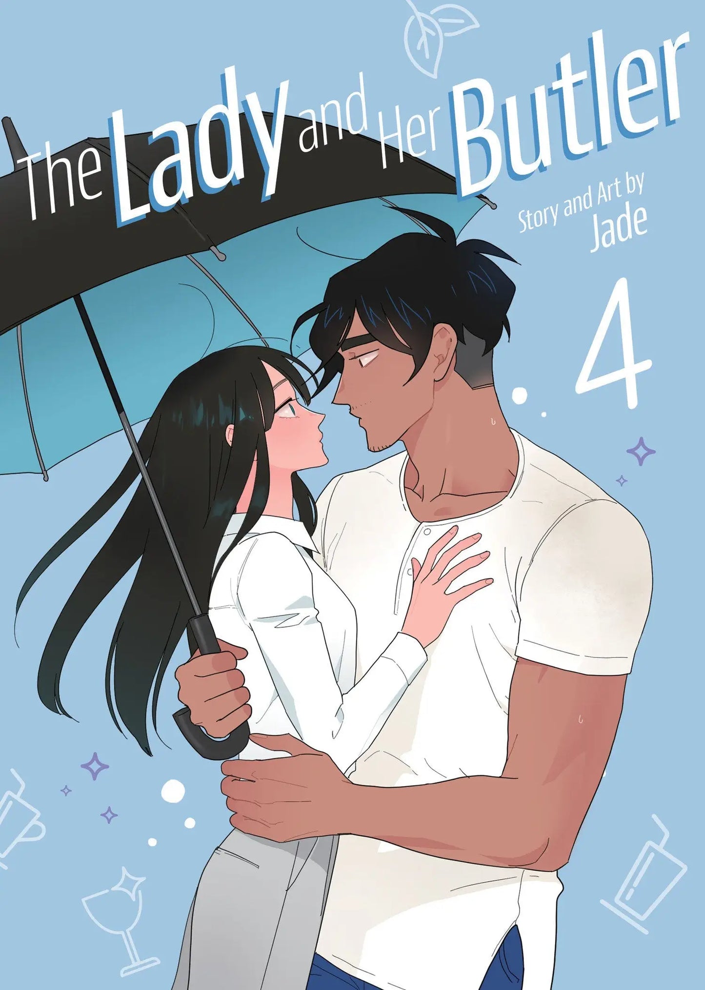 Comic book cover for The Lady and Her Butler Volume 4 displaying artwork of the title characters