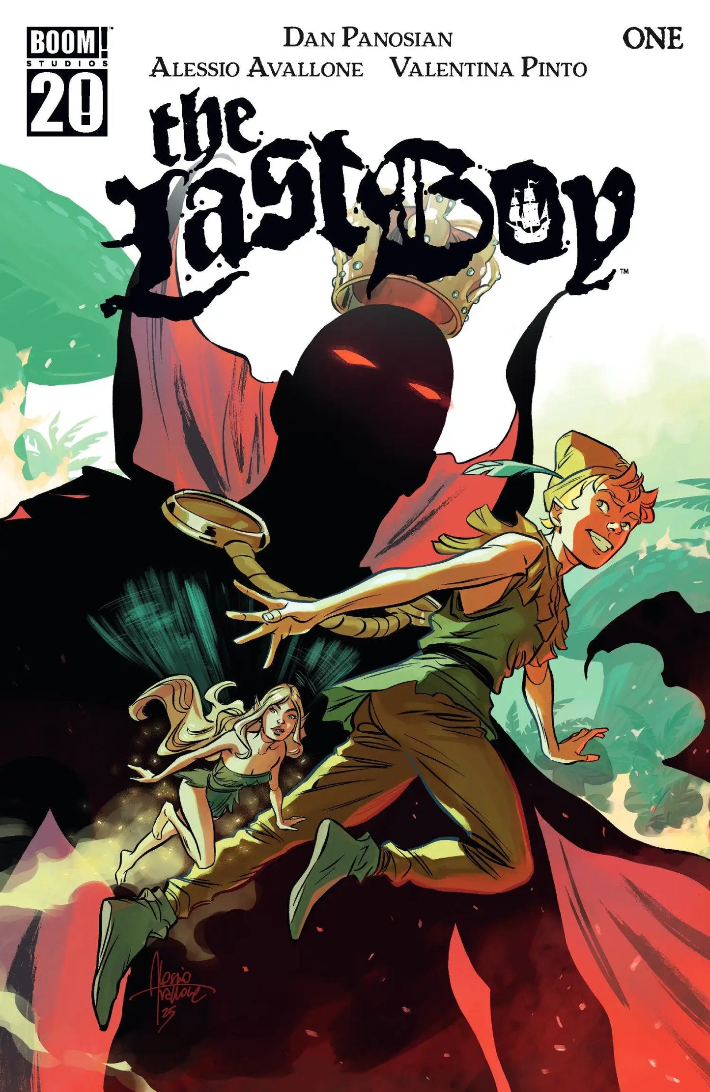 Comic book cover The Last Boy #1 ZB Second Print featuring dressed Avallone character