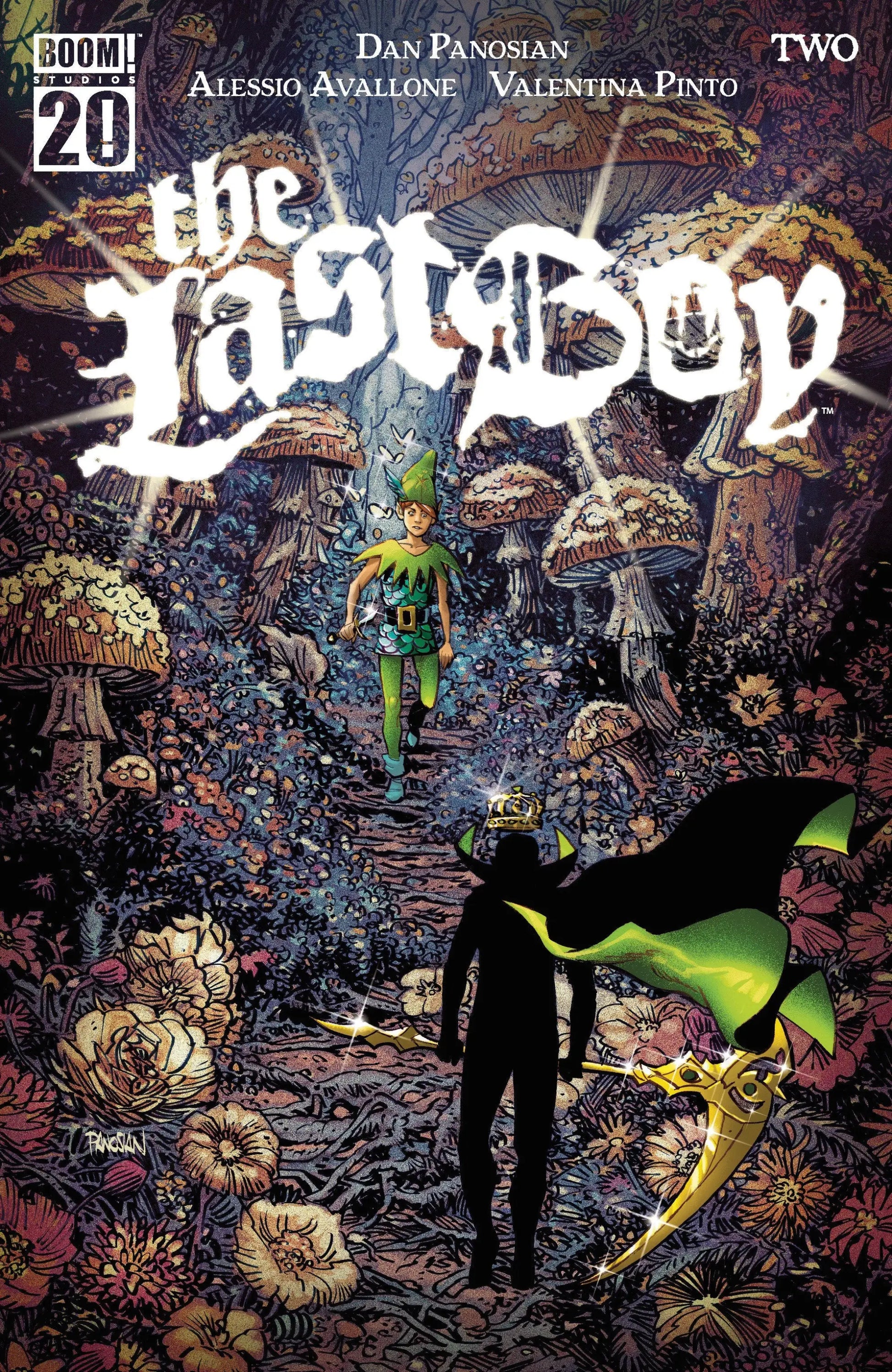 Comic book cover of The Last Boy #2 A Main featuring Panosian comic artwork for trading cards