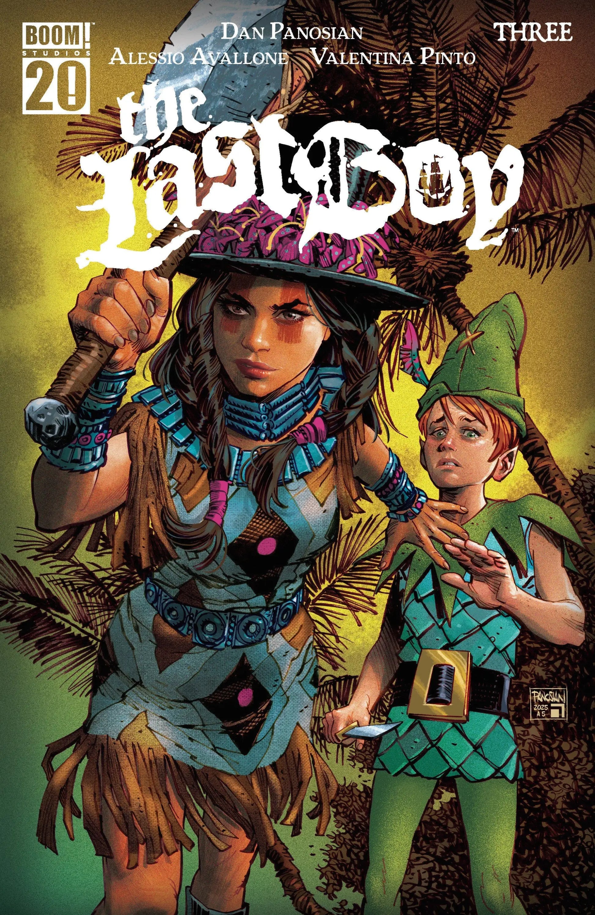 Comic book cover of The Last Boy #3 A Main Dressed Panosian featuring main dressed Panosian artwork