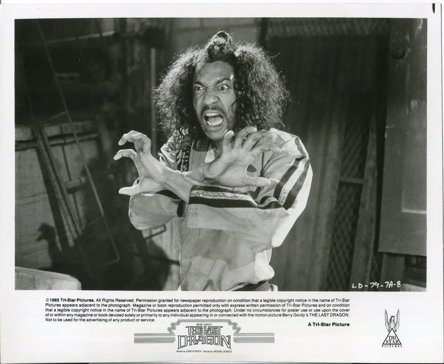The Last Dragon 1985 PRESS PHOTO SET 12 STILLS TAIMAK VANITY Sho-Nuff GORDY - Entertainment Memorabilia