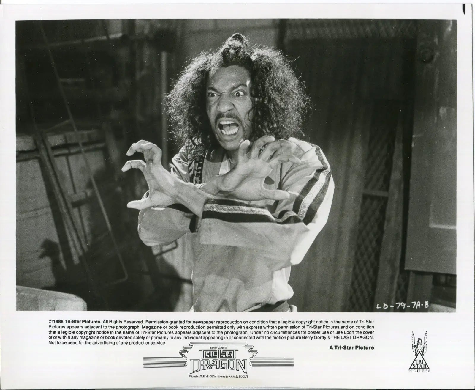 The Last Dragon 1985 PRESS PHOTO SET 12 STILLS TAIMAK VANITY Sho-Nuff GORDY - Entertainment Memorabilia