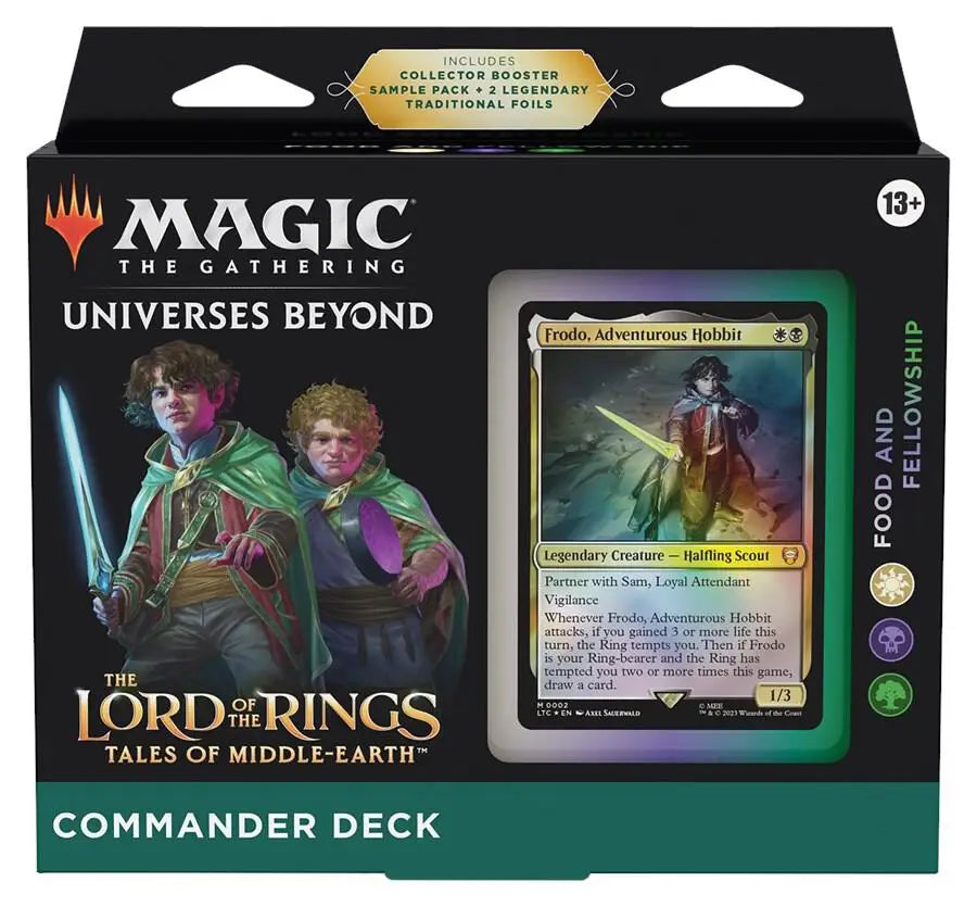 The Lord of the Rings: Tales of Middle-earth - Commander Deck (Food and Fellowship) - Magic Card Box