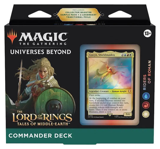 The Lord of the Rings: Tales of Middle-earth - Commander Deck (Riders of Rohan) - Magic Card Box