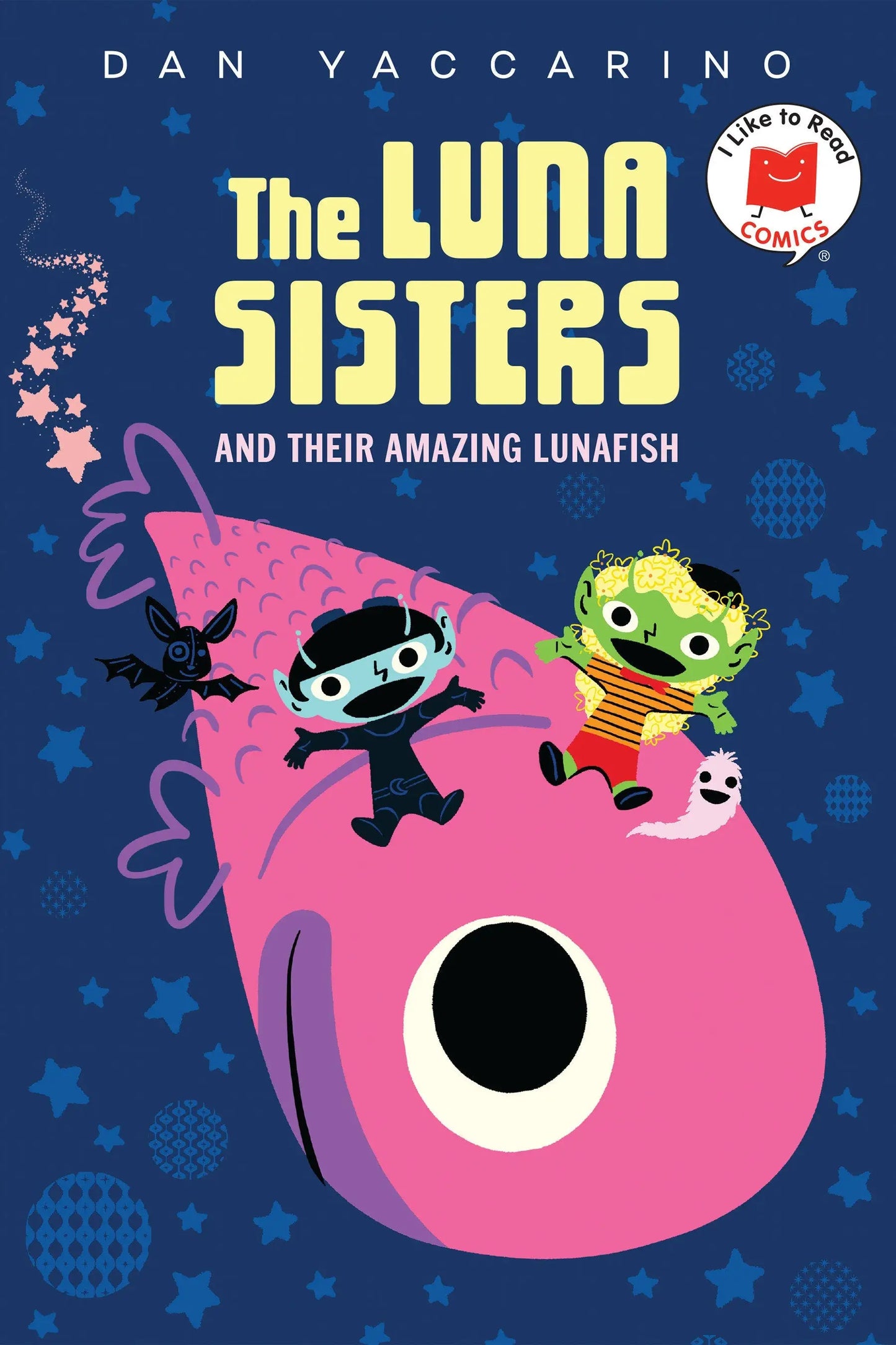 Children’s book cover featuring Luna Sisters and Their Amazing Lunafish story