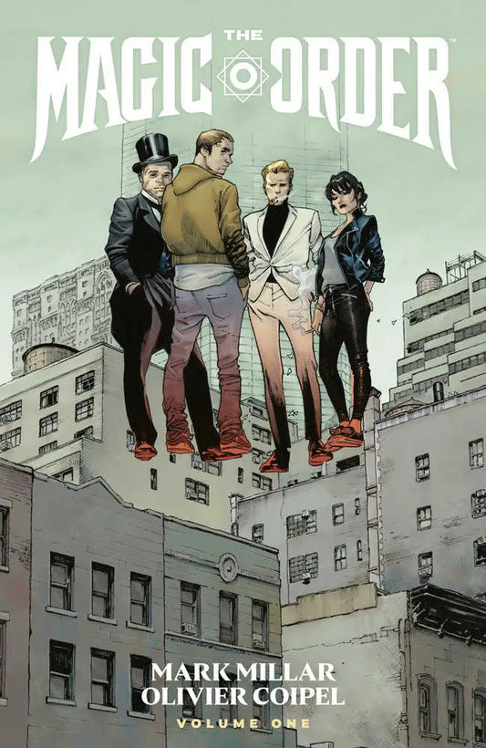 Comic book cover of The Magic Order Volume 1, a bestselling dark fantasy thriller