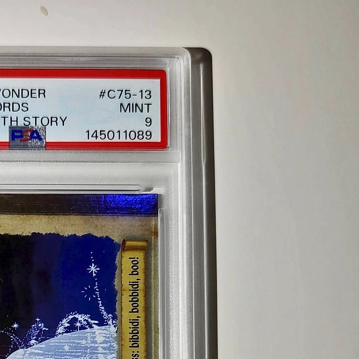 The magic words make a new dress! 2025 Topps Disney #C75-13 PSA 9 - Non-Sports Card Single