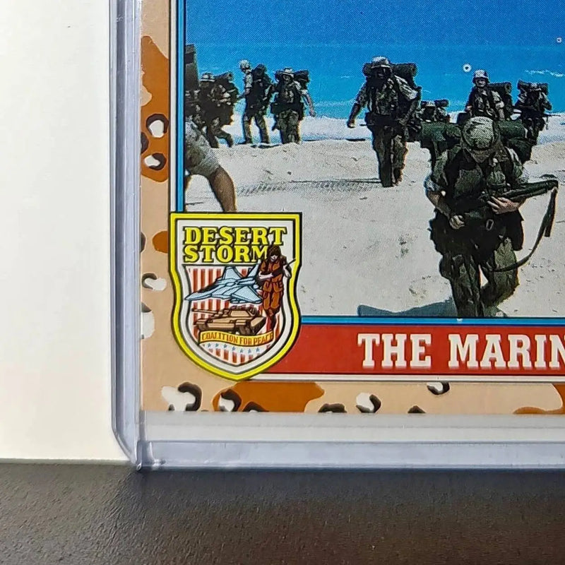 The Marines Land 1991 Topps Desert Storm #151 Card