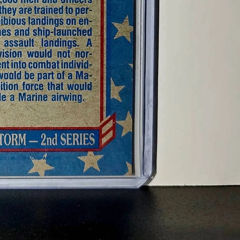The Marines Land 1991 Topps Desert Storm #151 Card