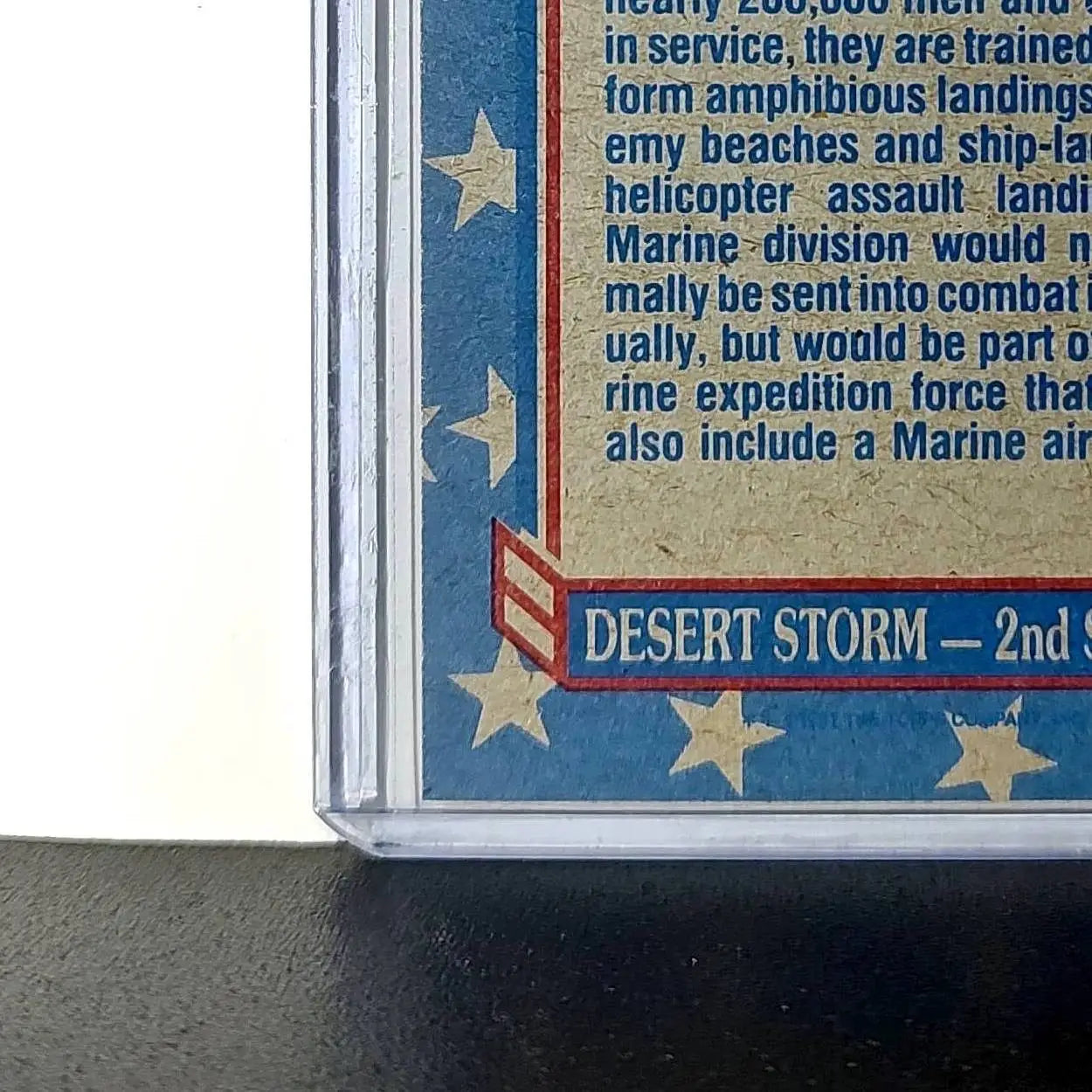 The Marines Land 1991 Topps Desert Storm #151 Card - Non-Sports Card Single
