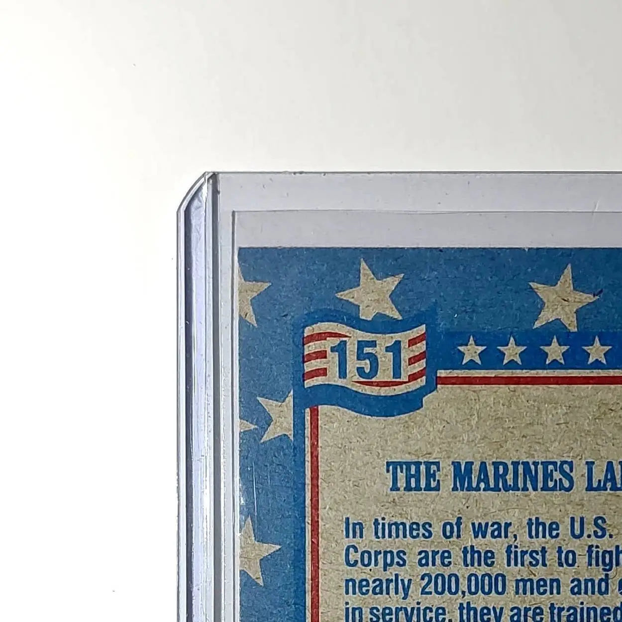 The Marines Land 1991 Topps Desert Storm #151 Card - Non-Sports Card Single