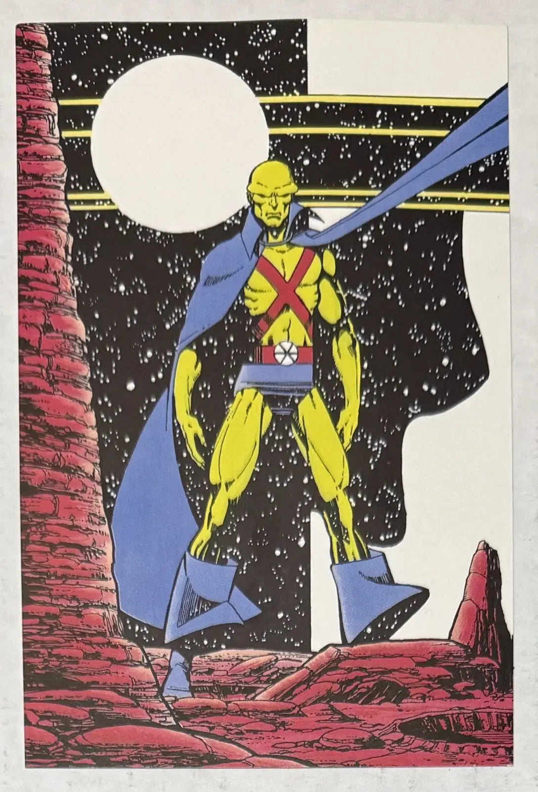 The Martian Manhunter Postcard Unposted 1984 DC Comics - Non-Sports Card Single