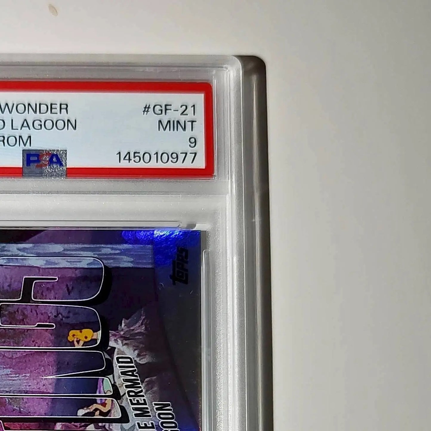 The Mermaid Lagoon 2025 Topps Disney #GF-21 Greetings From Card Peter Pan PSA 9 - Non-Sports Card Single