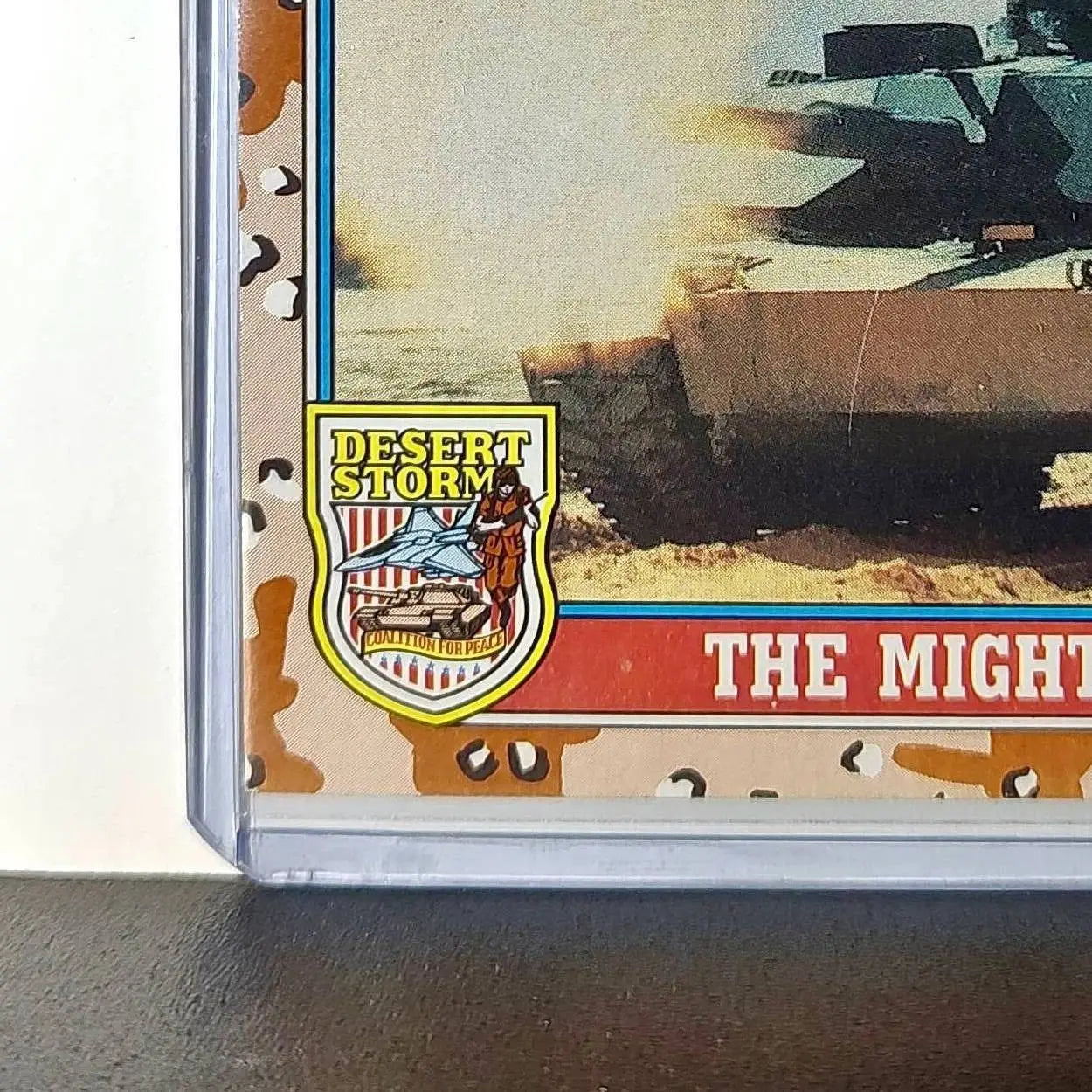 The Mighty M1A1 Abrams 1991 Topps Desert Storm #97 Card