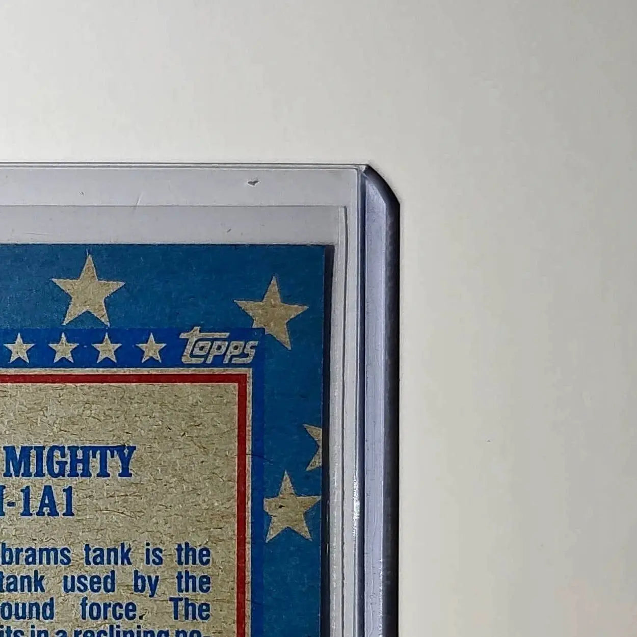 The Mighty M1A1 Abrams 1991 Topps Desert Storm #97 Card