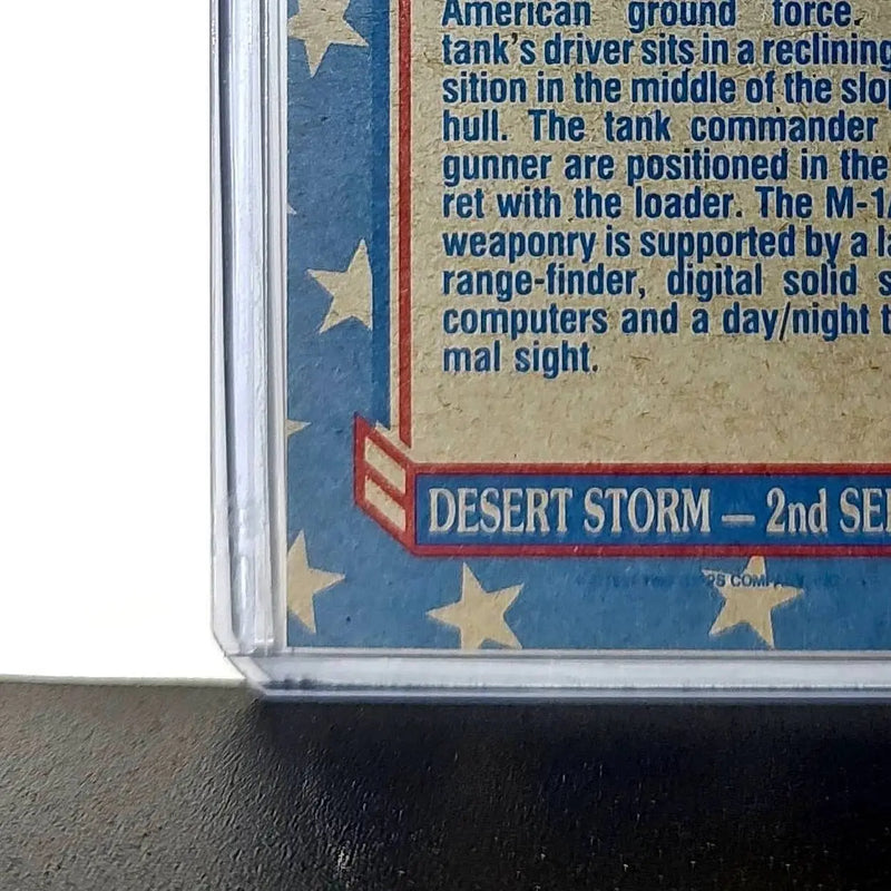 The Mighty M1A1 Abrams 1991 Topps Desert Storm #97 Card