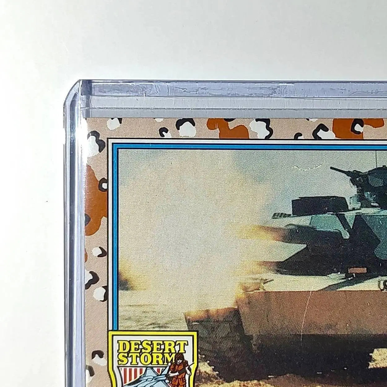 The Mighty M1A1 Abrams 1991 Topps Desert Storm #97 Card
