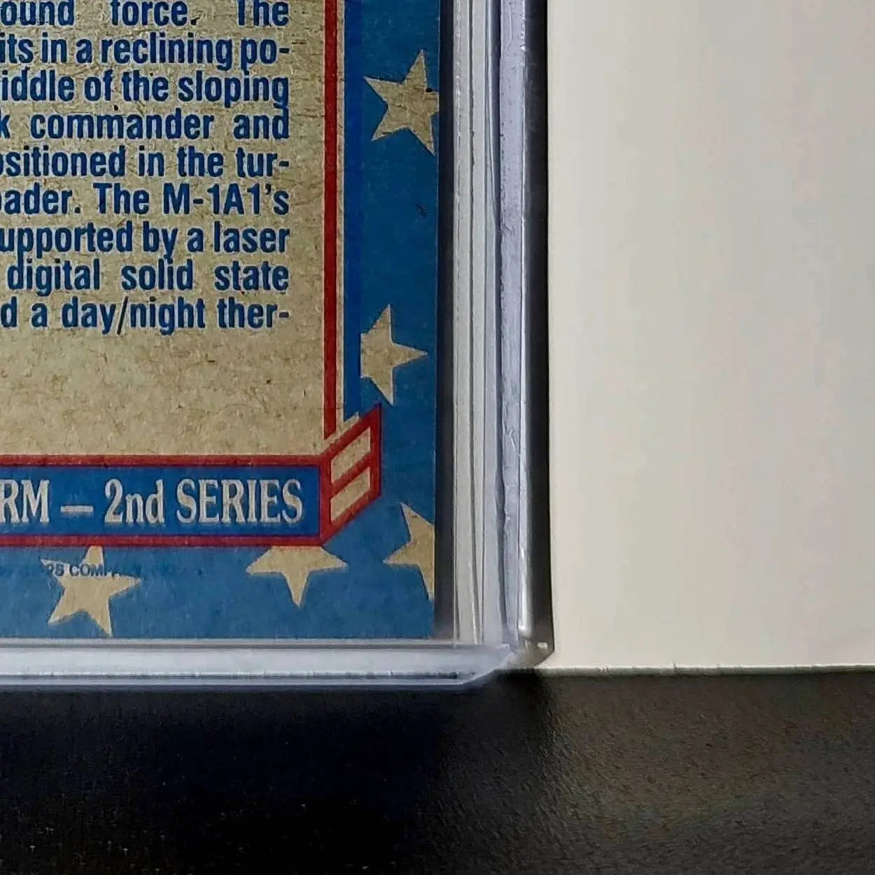 The Mighty M1A1 Abrams 1991 Topps Desert Storm #97 Card