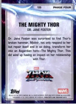 The Mighty Thor - 2025 Topps Chrome Marvel Studios - #135 - Non_sport - Non-Sports Card Single