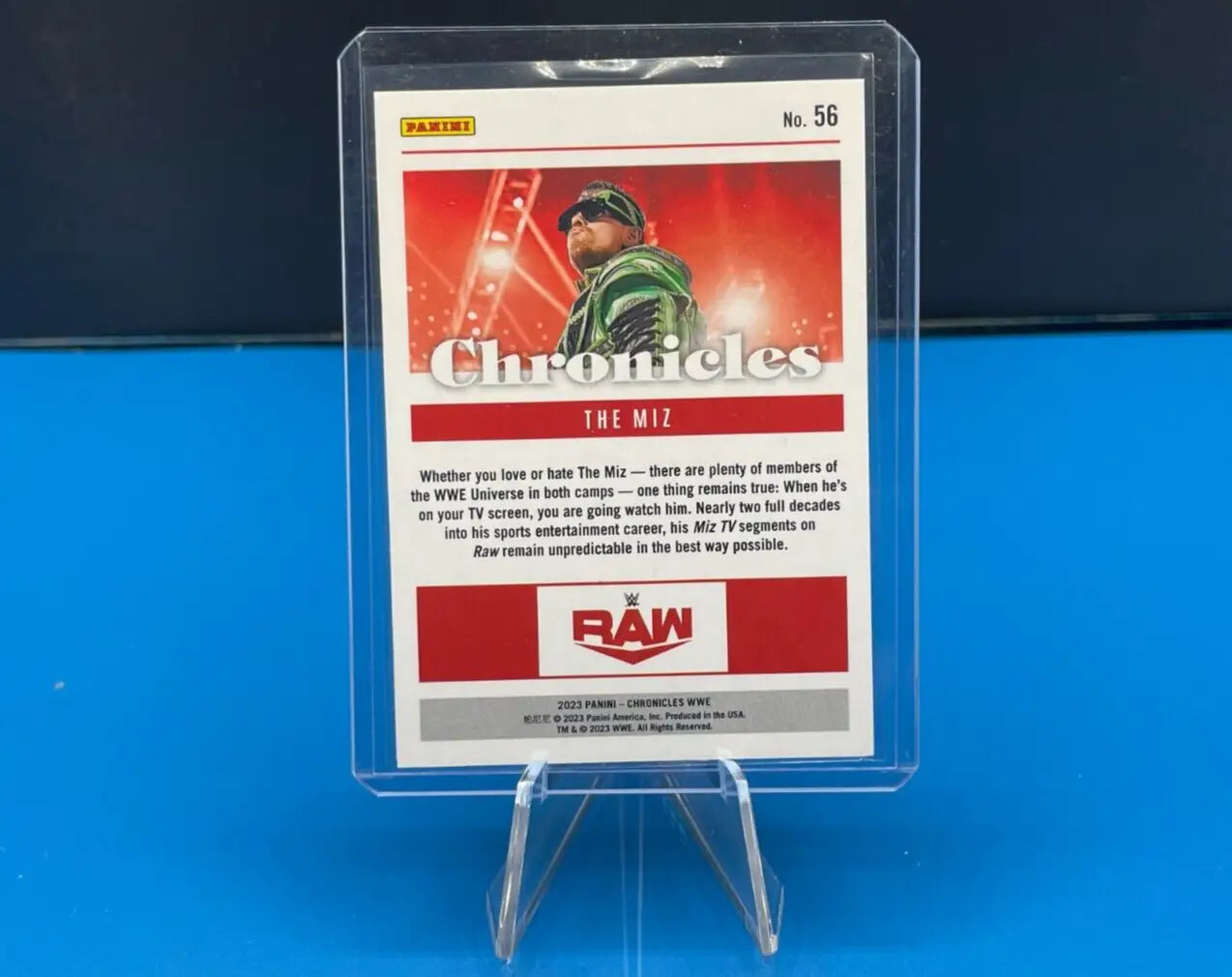 The Miz -2023 Panini Chronicles WWE- PINK PARALLEL -#128/349