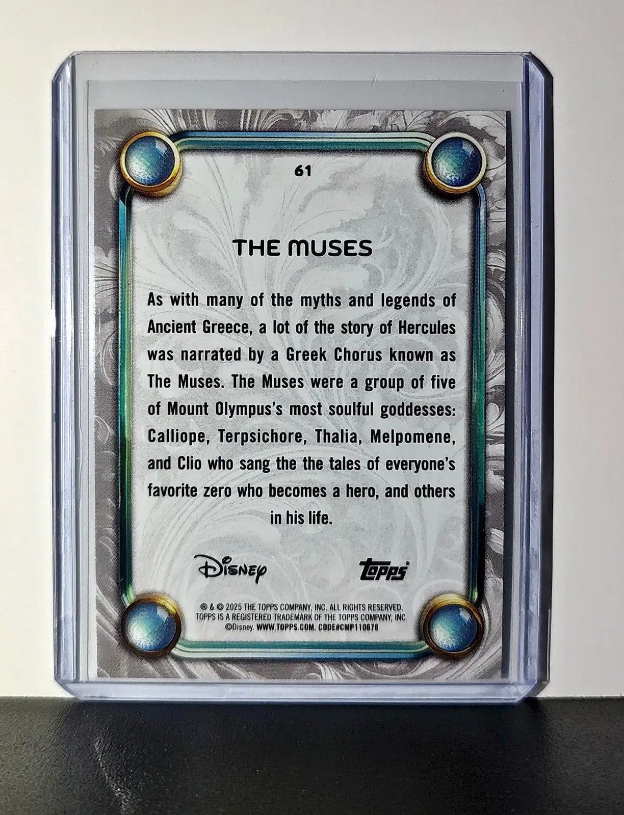 The Muses 2025 Topps Disney Wonder #61 Card Hercules