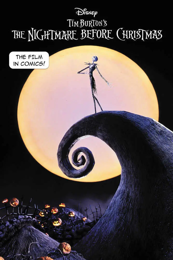 Full-color screen comix of The Nightmare Before Christmas comic adaptation by Disney Tim Burton’s
