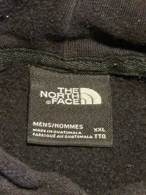 The North Face Hoodie Mens XXL Black Bear Graphic Pullover Pocket 2 Small Holes - Apparel
