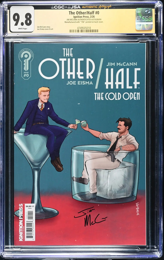 The Other/Half #0 The Cold Open CGC 9.8 JSA Jim McCann Signed - Comic Book