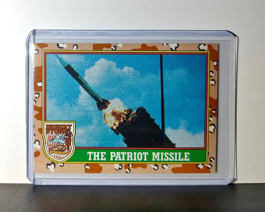 The Patriot Missile 1991 Topps Desert Storm #48 Card