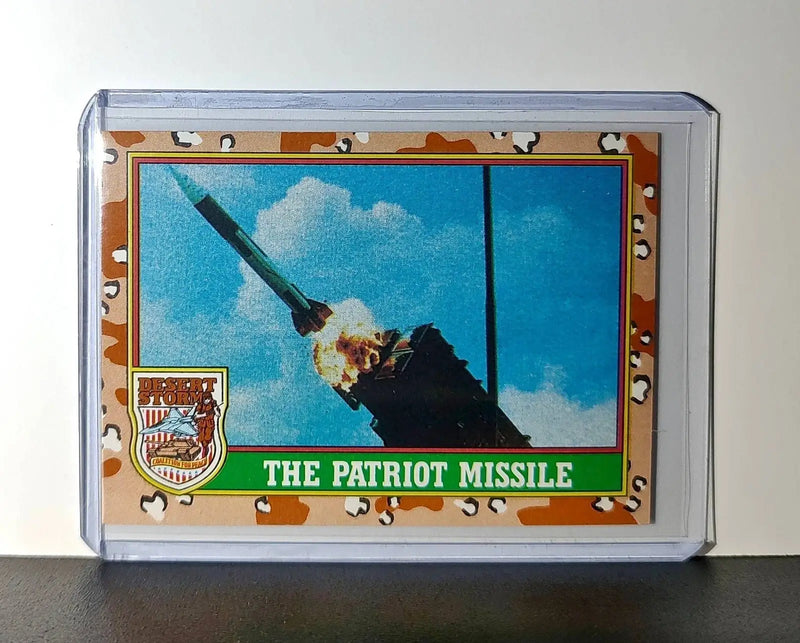 The Patriot Missile 1991 Topps Desert Storm #48 Card