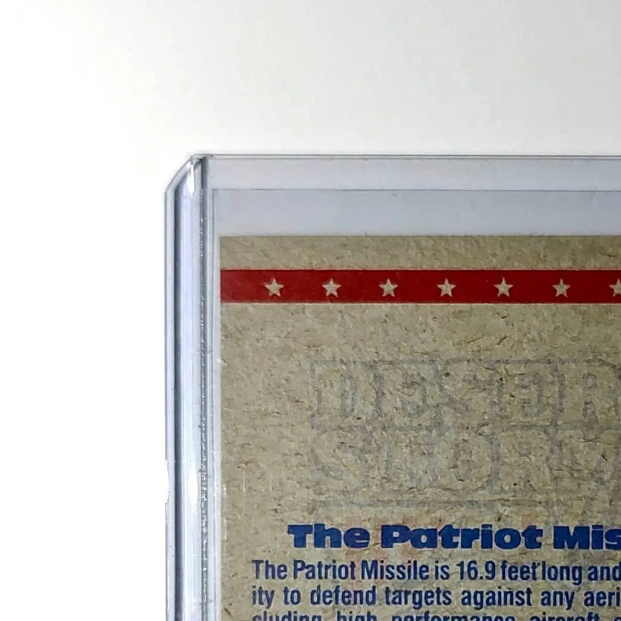 The Patriot Missile 1991 Topps Desert Storm #48 Card - Non-Sports Card Single