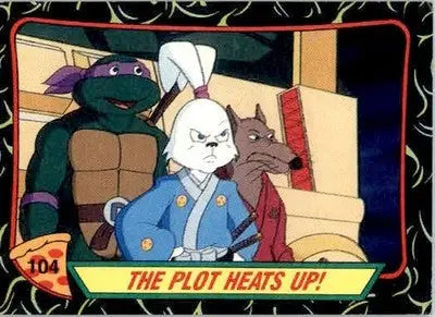 The Plot Heats Up! - 1989 Topps Teenage Mutant Ninja Turtles - #104 - Non_sport - Non-Sports Card Single