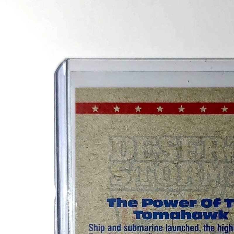 The Power of the Tomahawk 1991 Topps Desert Storm #46 Card