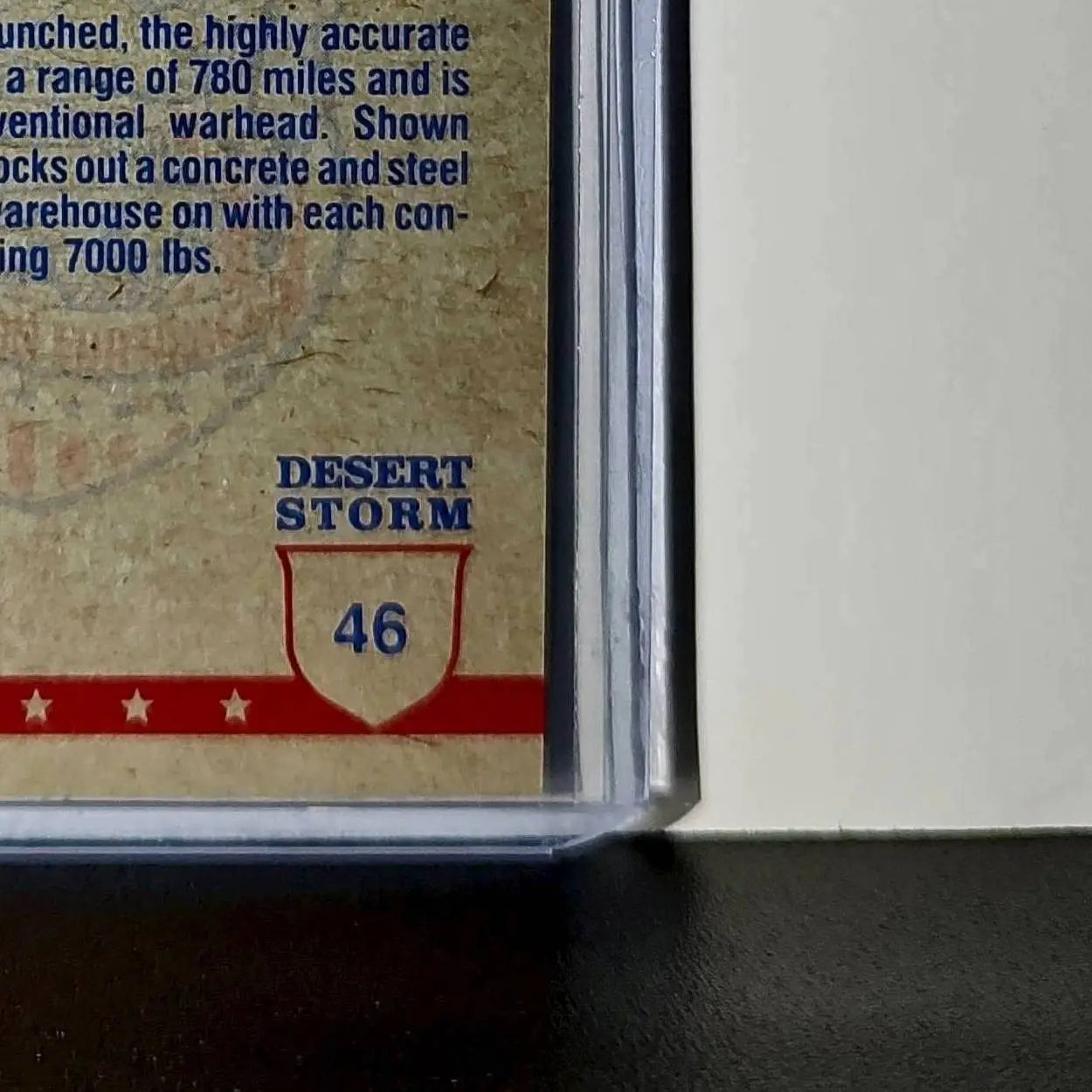 The Power of the Tomahawk 1991 Topps Desert Storm #46 Card