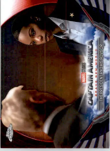 The President and His Advisor 2025 Topps Chrome Marvel #BNW-15 Brave New World - Marvel Card Single