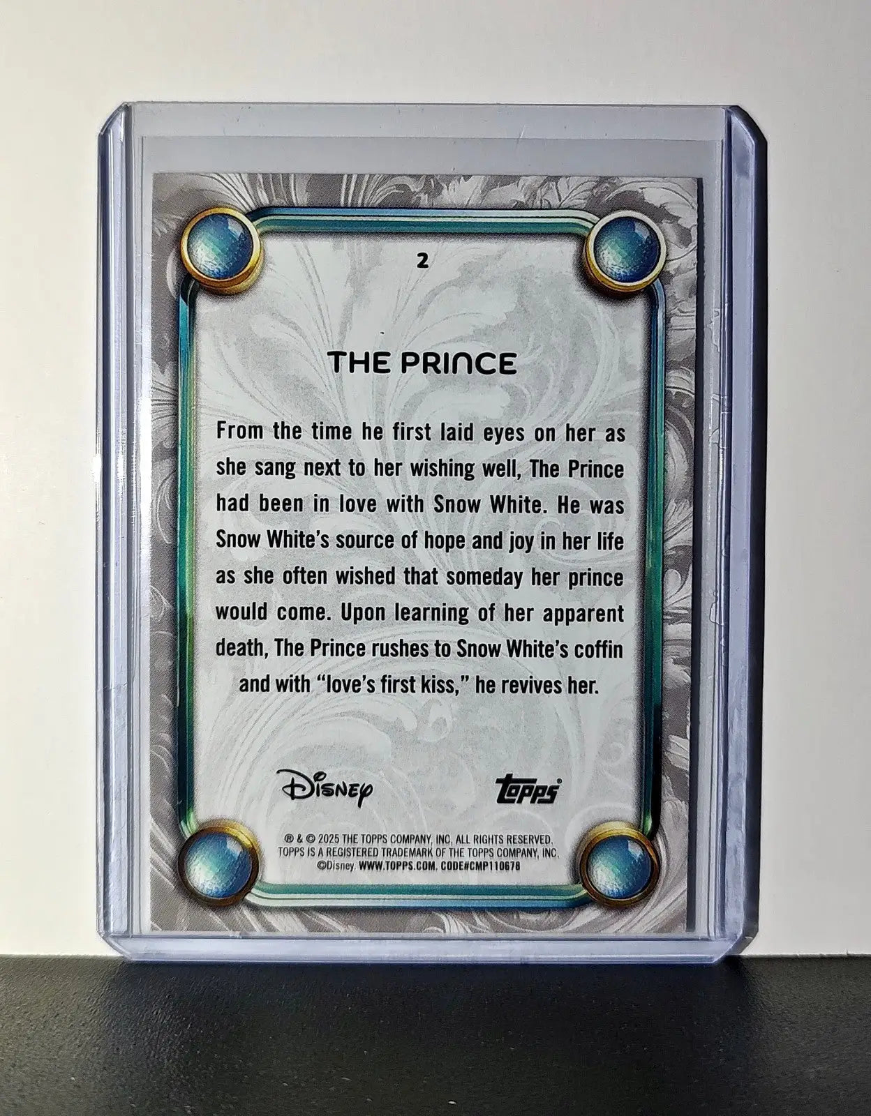 The Prince 2025 Topps Disney Wonder #2 Card Snow White and the Seven Dwarfs - Non-Sports Card Single