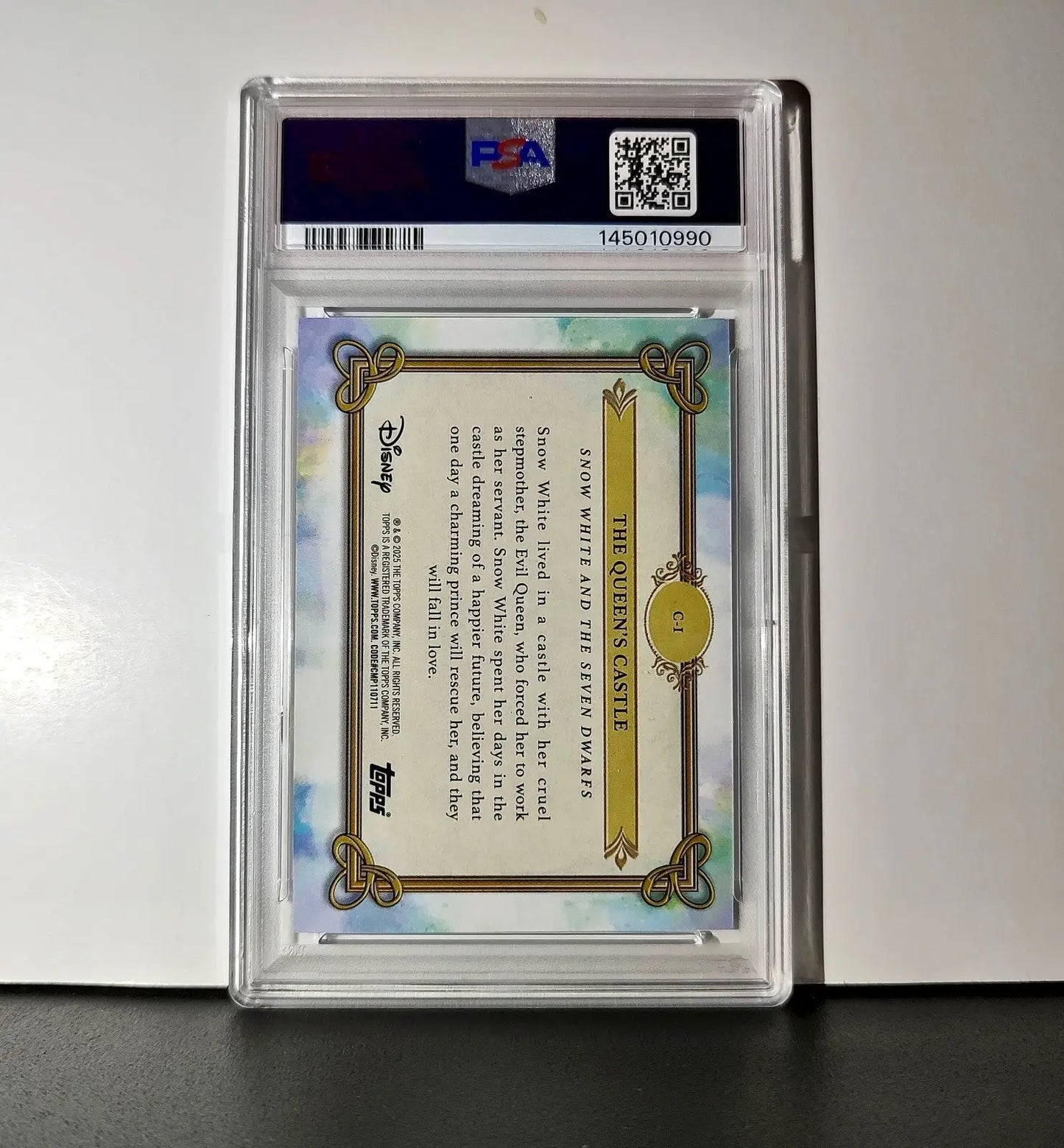 The Queen’s Castle 2025 Topps Disney #C-1 Card PSA 9 - Non-Sports Card Single