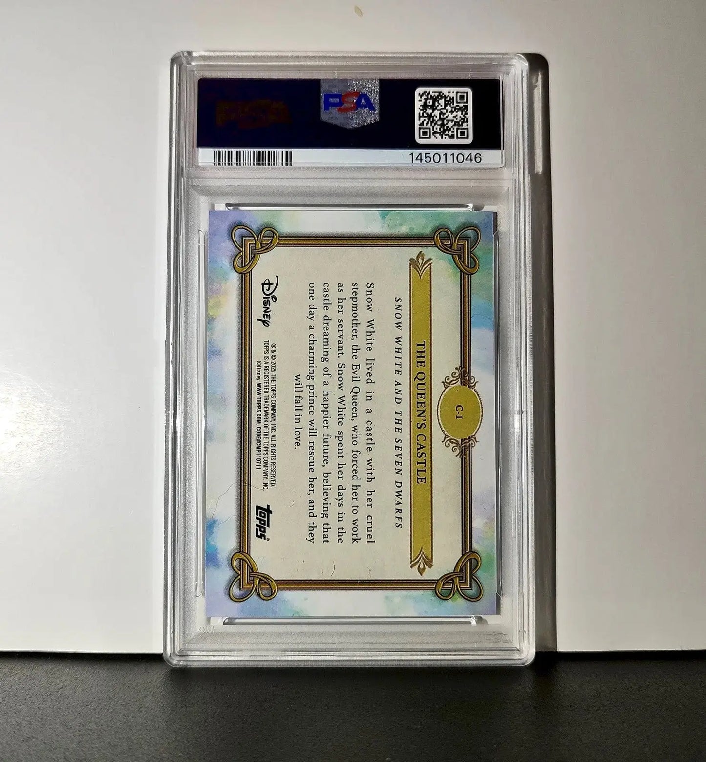 The Queen’s Castle 2025 Topps Disney #C-1 Card PSA 9 MT - Non-Sports Card Single