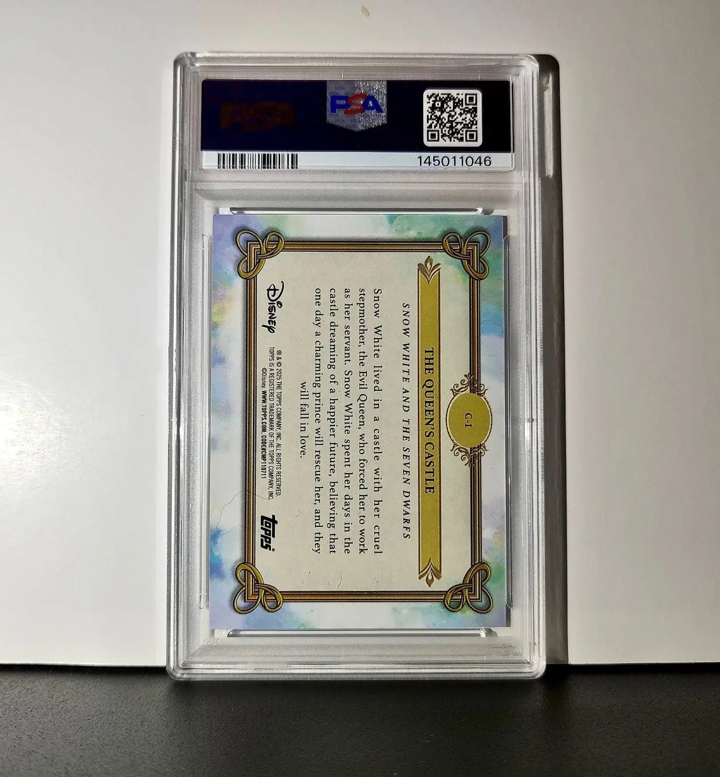 The Queen’s Castle 2025 Topps Disney #C-1 Card PSA 9 MT - Non-Sports Card Single