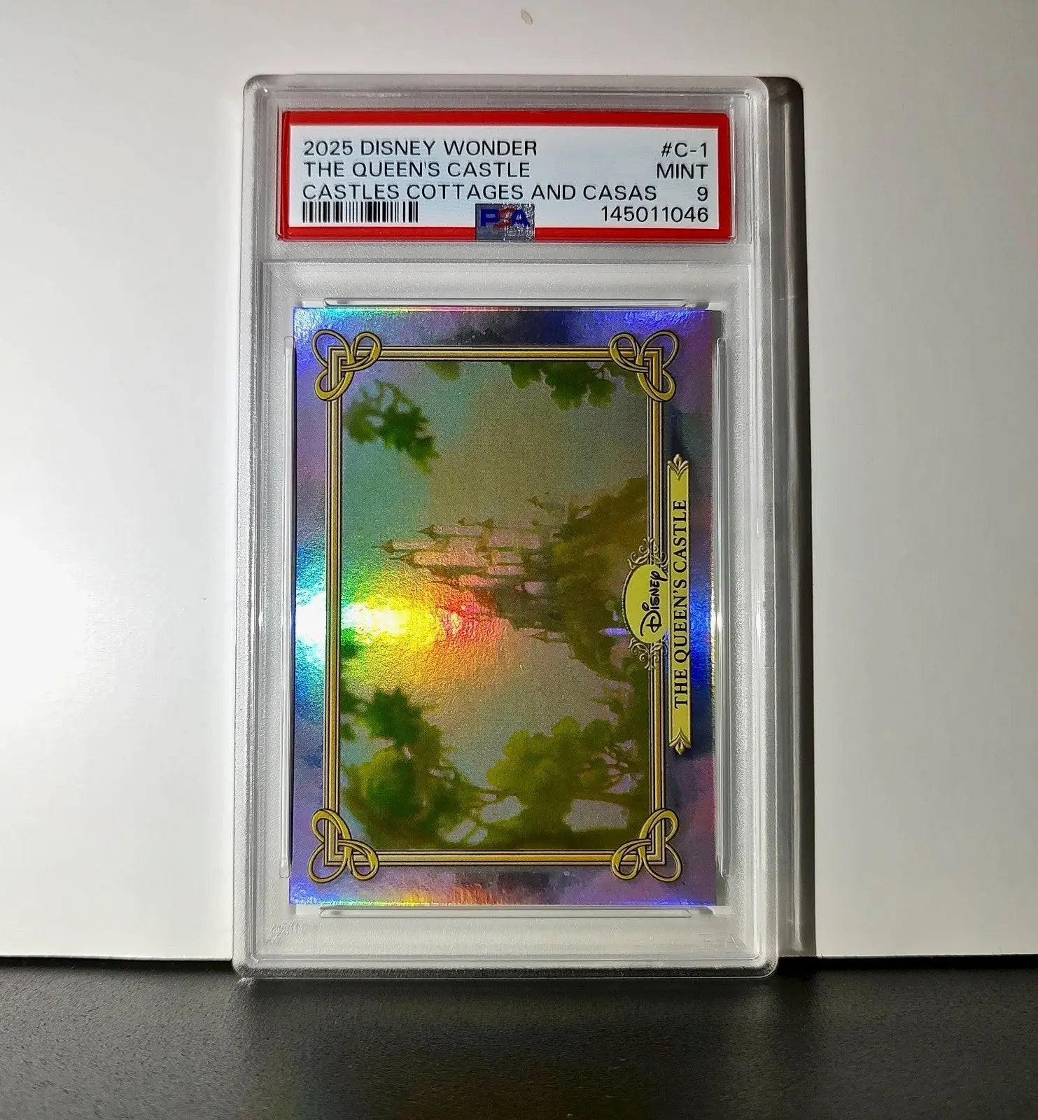 The Queen’s Castle 2025 Topps Disney #C-1 Card PSA 9 MT - Non-Sports Card Single