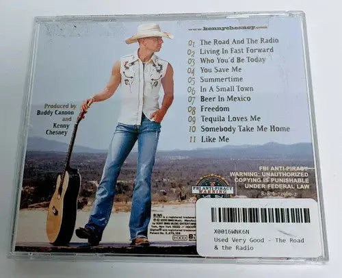 Kenny Chesney The Road and the Radio CD in clear jewel case with original gloss